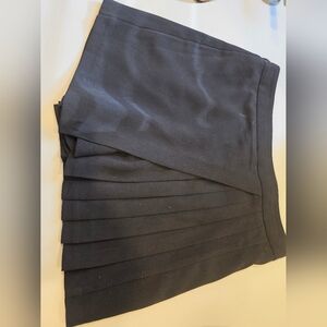 Black Pleated Skirt